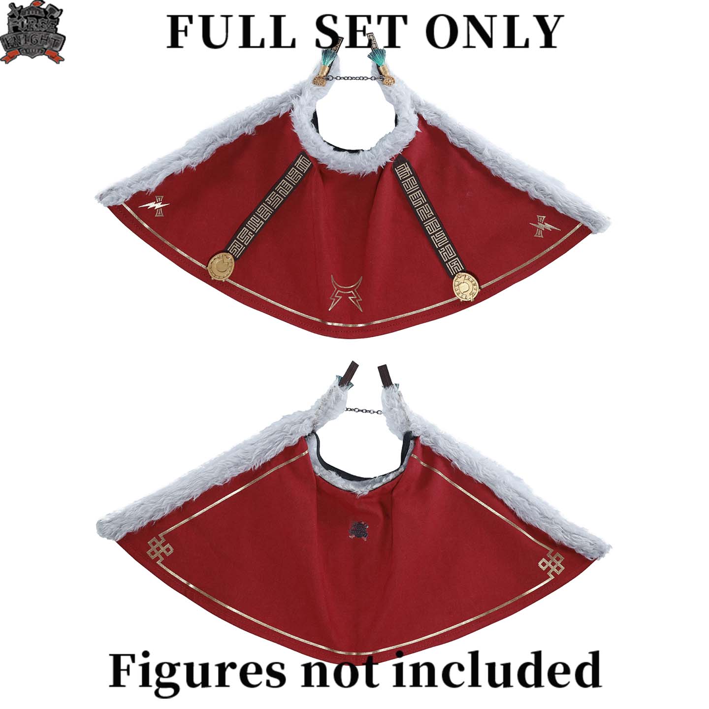 ForgeKnight 1/18 Scale Primarch Khan Cape for Action Figures