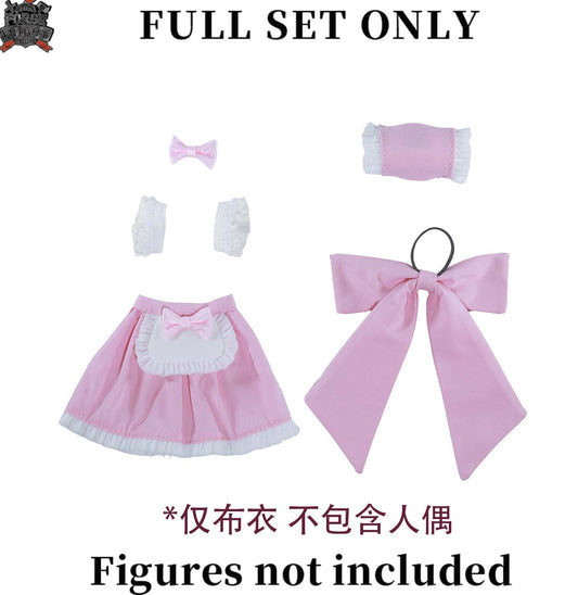 ForgeKnight 1/18 Scale Handmade Maid Outfit for Action Figures