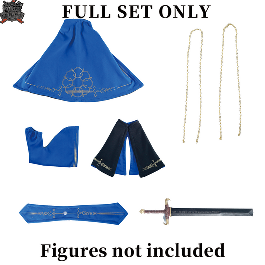 ForgeKnight 1/12 Knight Cloth Costume Outfit Set Accessories for Action Figures
